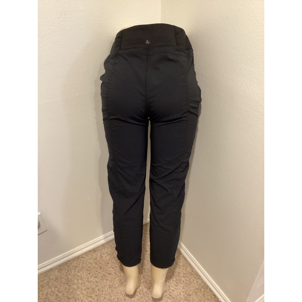 Prana Halle Straight Leg Hiking Pants Black Womens Size Medium‎ Short Inseam - Picture 3 of 7